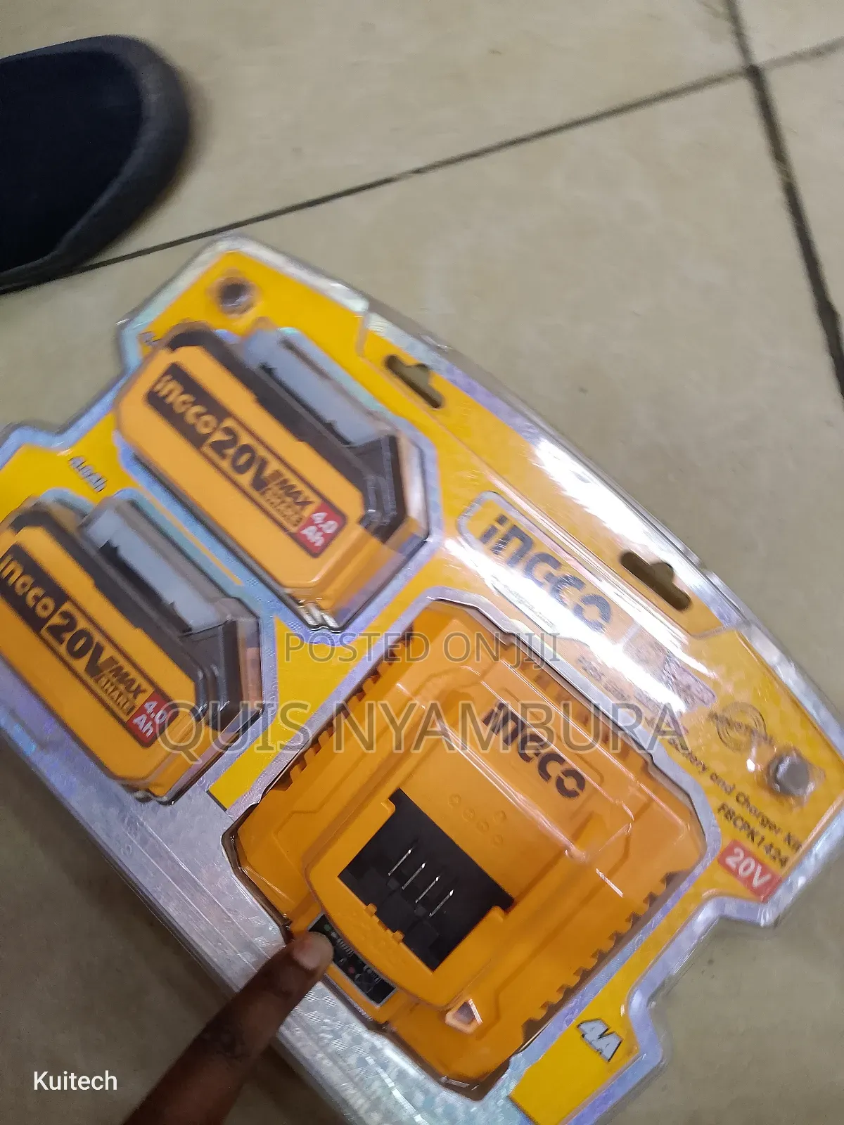 Double Ingco Battery 20v