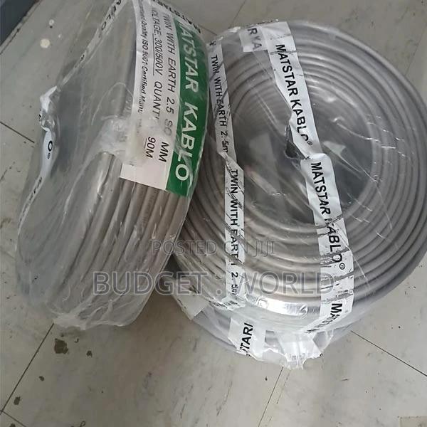Electrical Cable 90m Roll Commercial 2.5mm Twin With Earth