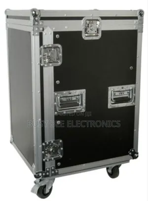 19" Rack Case - 16U High + 10U Tilting Mixer Top