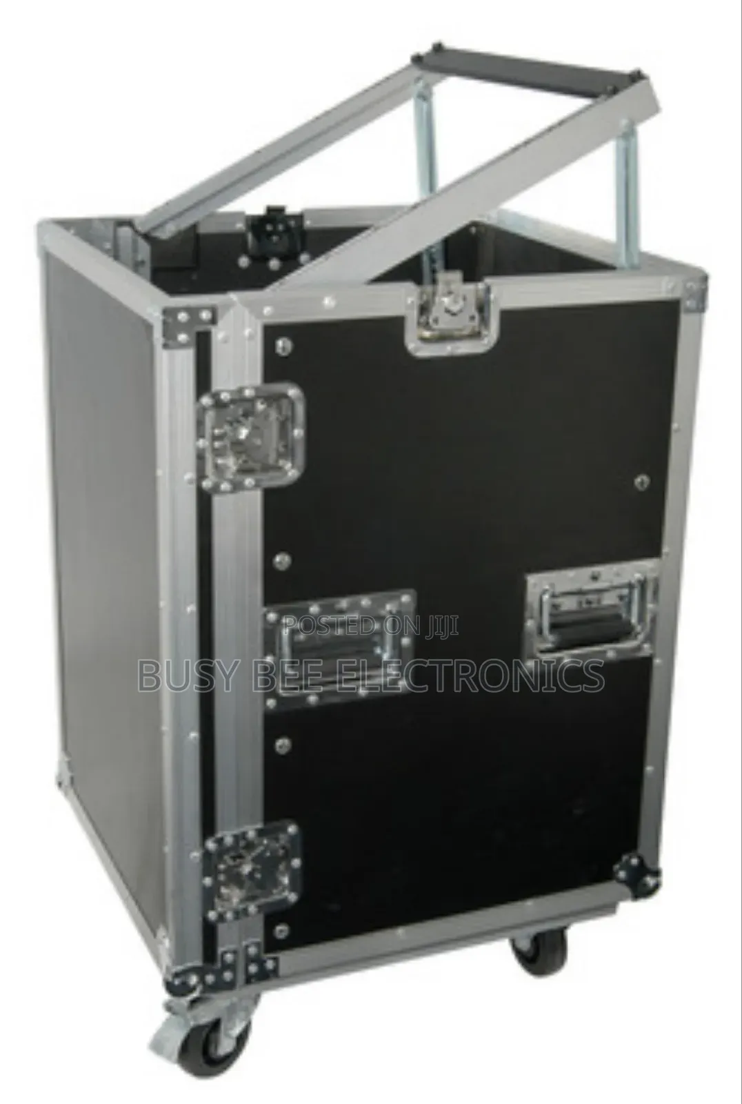 19" Rack Case - 16U High + 10U Tilting Mixer Top