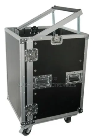 19" Rack Case - 16U High + 10U Tilting Mixer Top