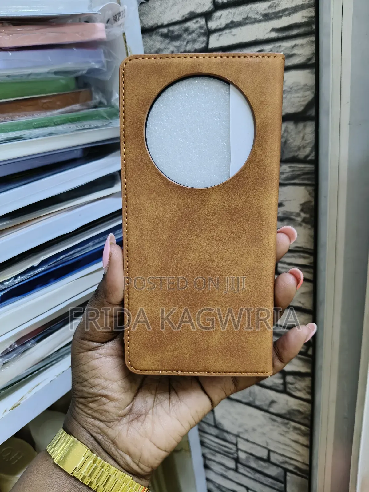 Leather Flip Case For Oppo Reno 12f