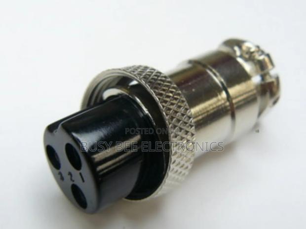 3 Pin Microphone Plug Inline Female - main view