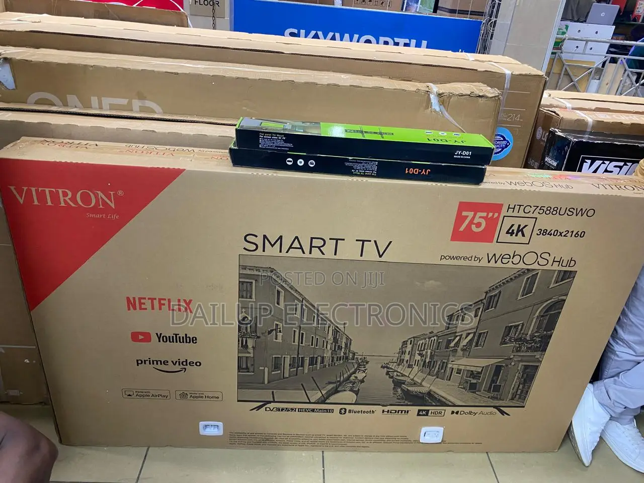 Vitron 75′′ Smart HDR Frameless TV