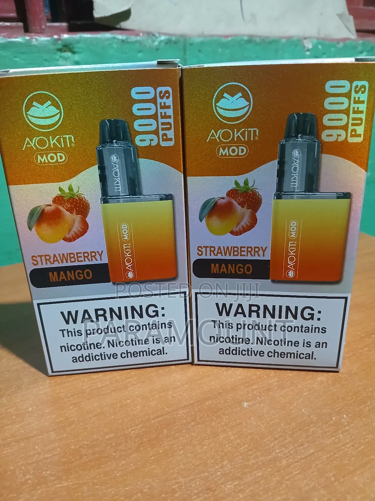 Strawberry Mango. Refillable Vape