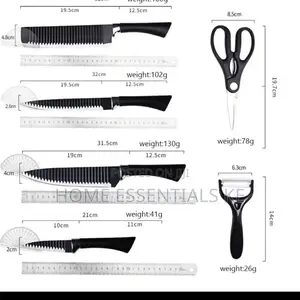 6-1 Non-Stick Kitchen Knife Set