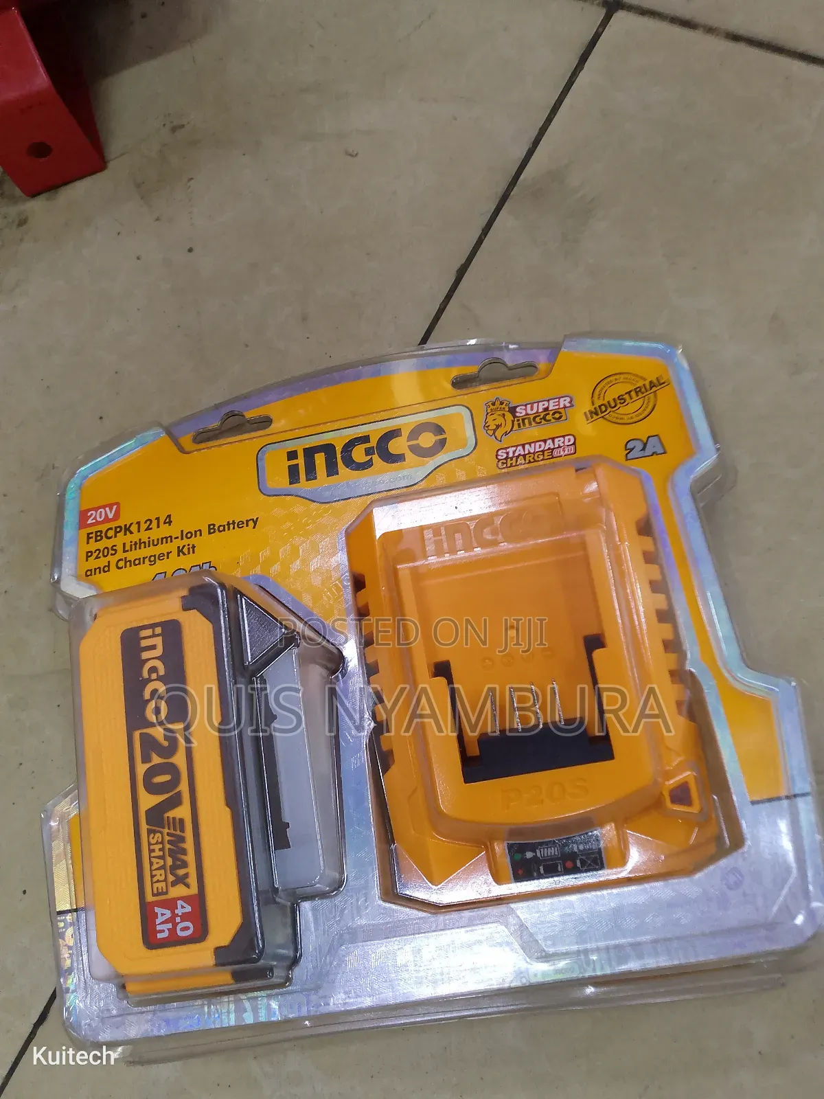Ingco Battery With Charger 20v