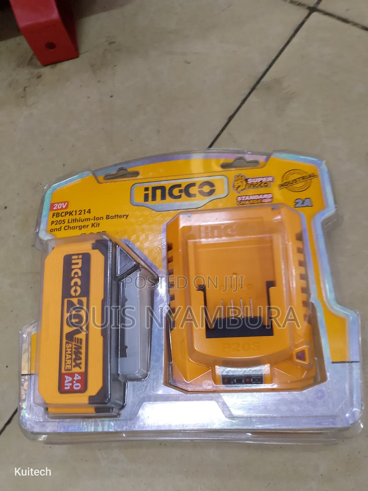 Ingco Battery With Charger 20v