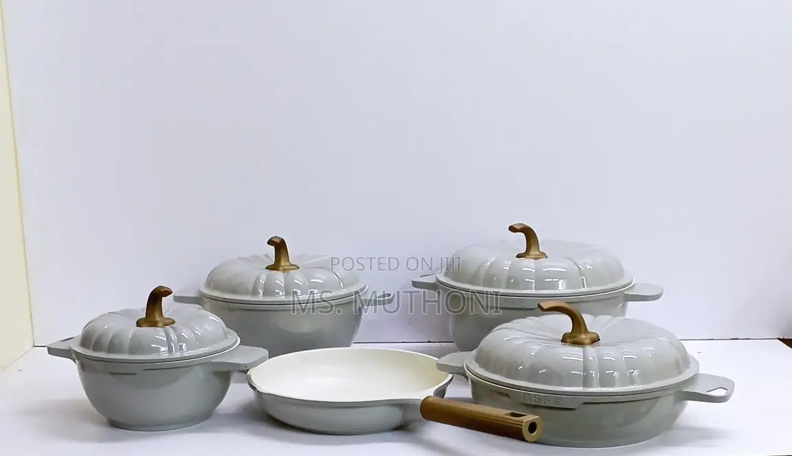 9PCS USFE PUMPKIN Granite Cookware Set*