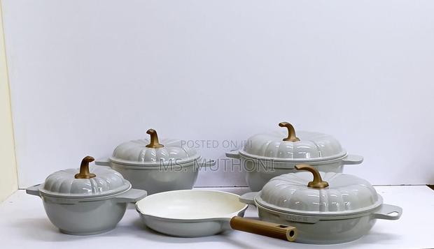 9PCS USFE PUMPKIN Granite Cookware Set* - thumbnail 3