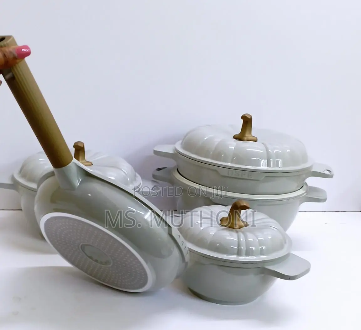 9PCS USFE PUMPKIN Granite Cookware Set*