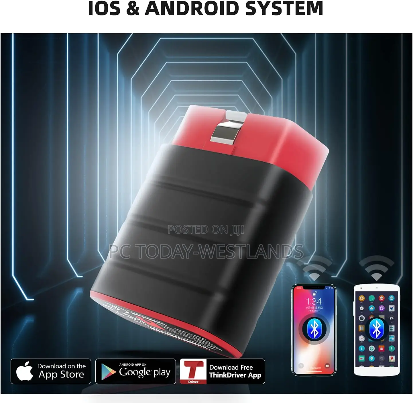 Thinkdriver Bluetooth Obd2 Scanner, Full Systems Diagnostic