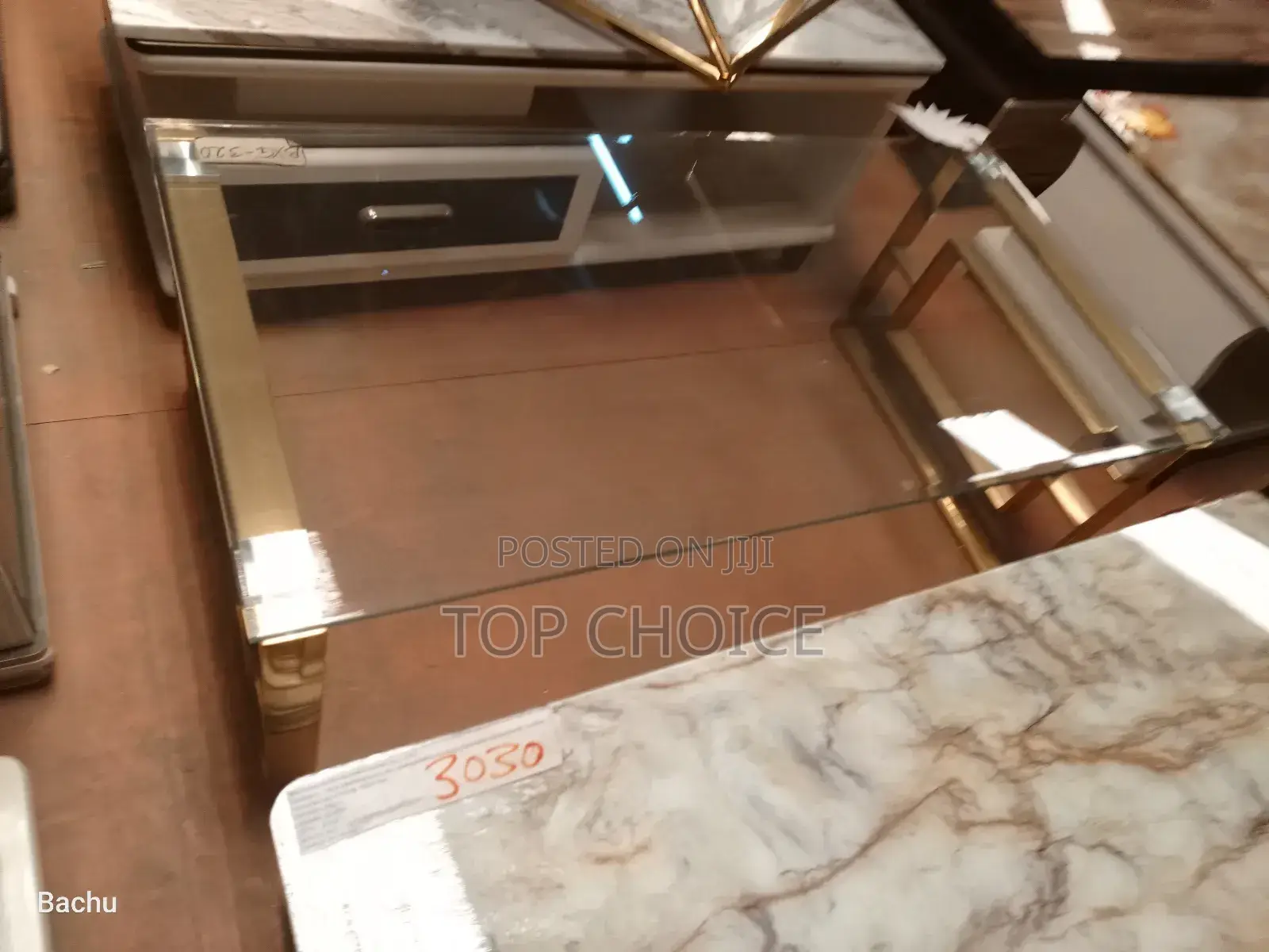 Clear Glass Coffee Table