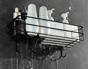 Bathroom Organizer With Hooks