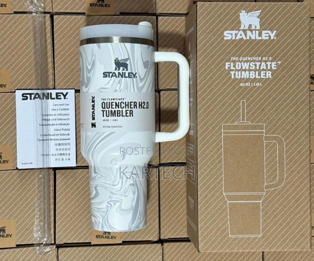 Stanley Quencher H2.0 Flowstate 1.18l Tumbler - Marble Black