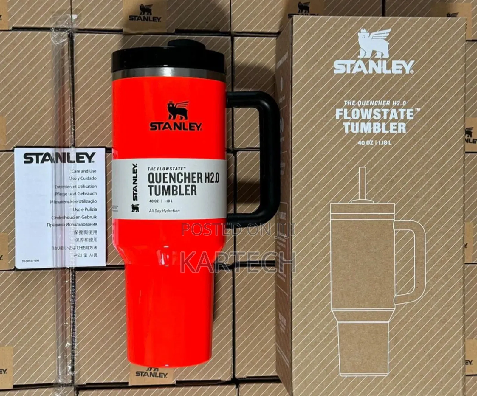Stanley Quencher H2.0 Flowstate 1.18l Tumbler- Red
