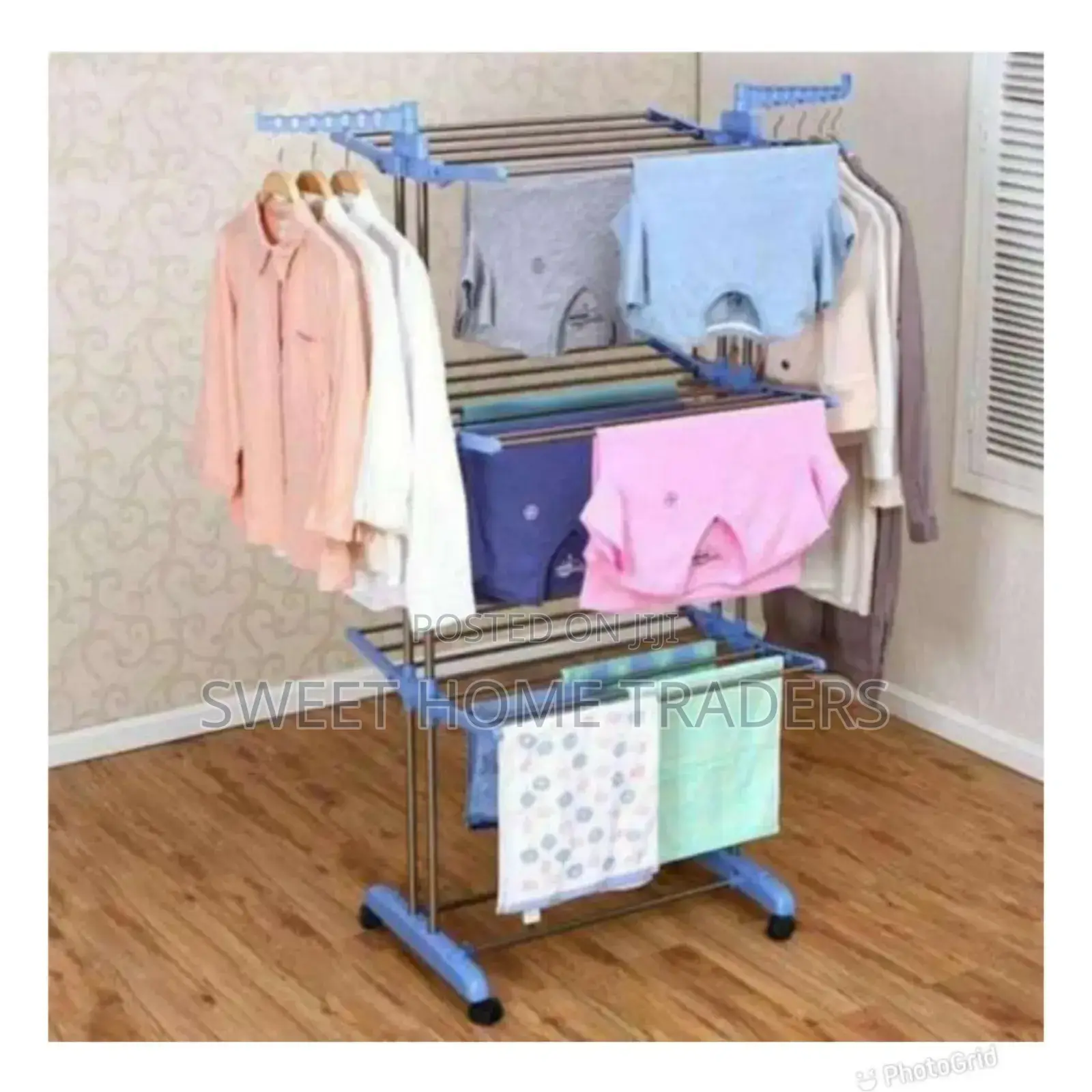 Movable Cloth Drying Rack