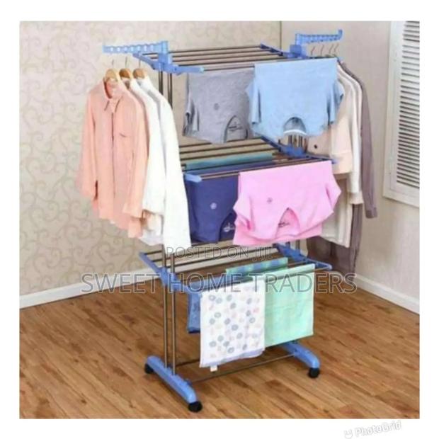 Movable Cloth Drying Rack - main view