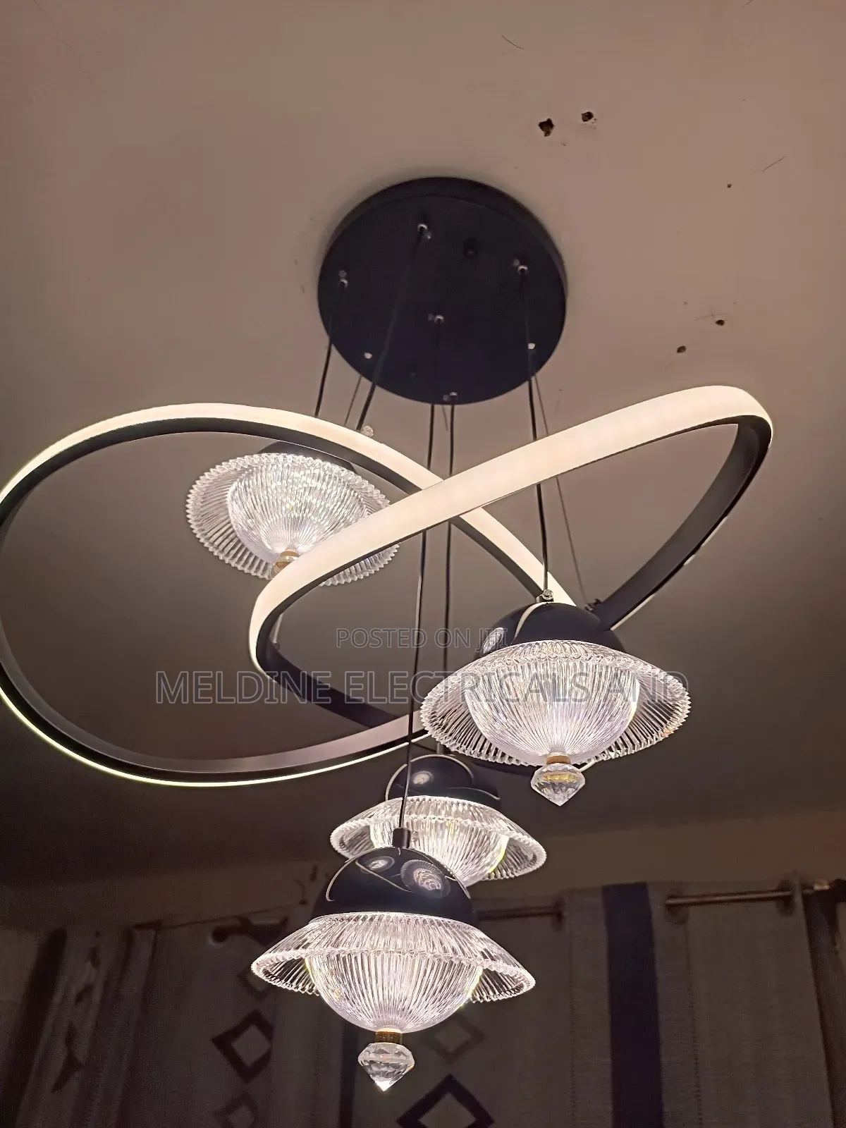 LED Chandelier 3 Colour Change