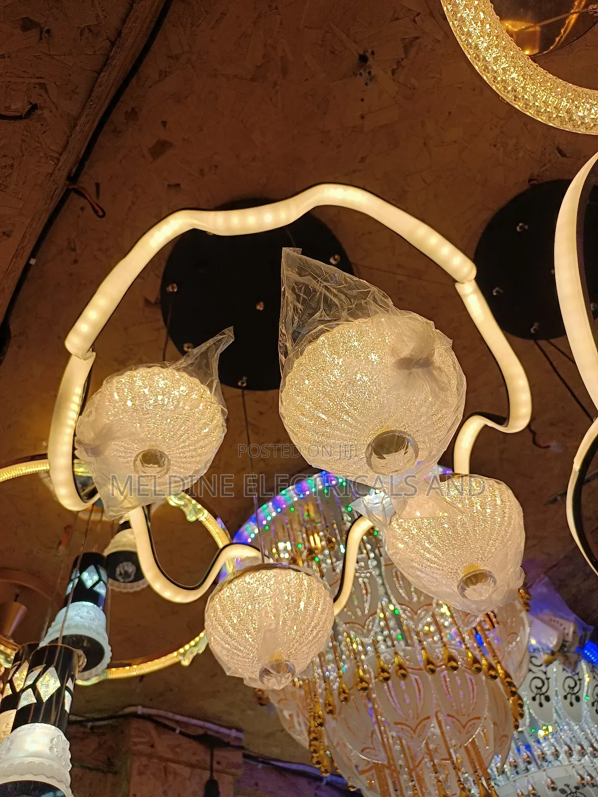 LED Chandelier 3 Colour Change