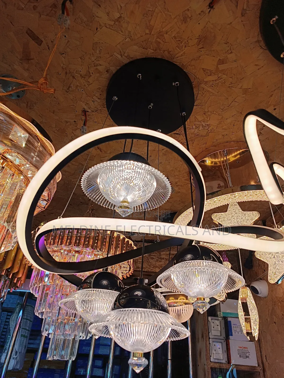 LED Chandelier 3 Colour Change