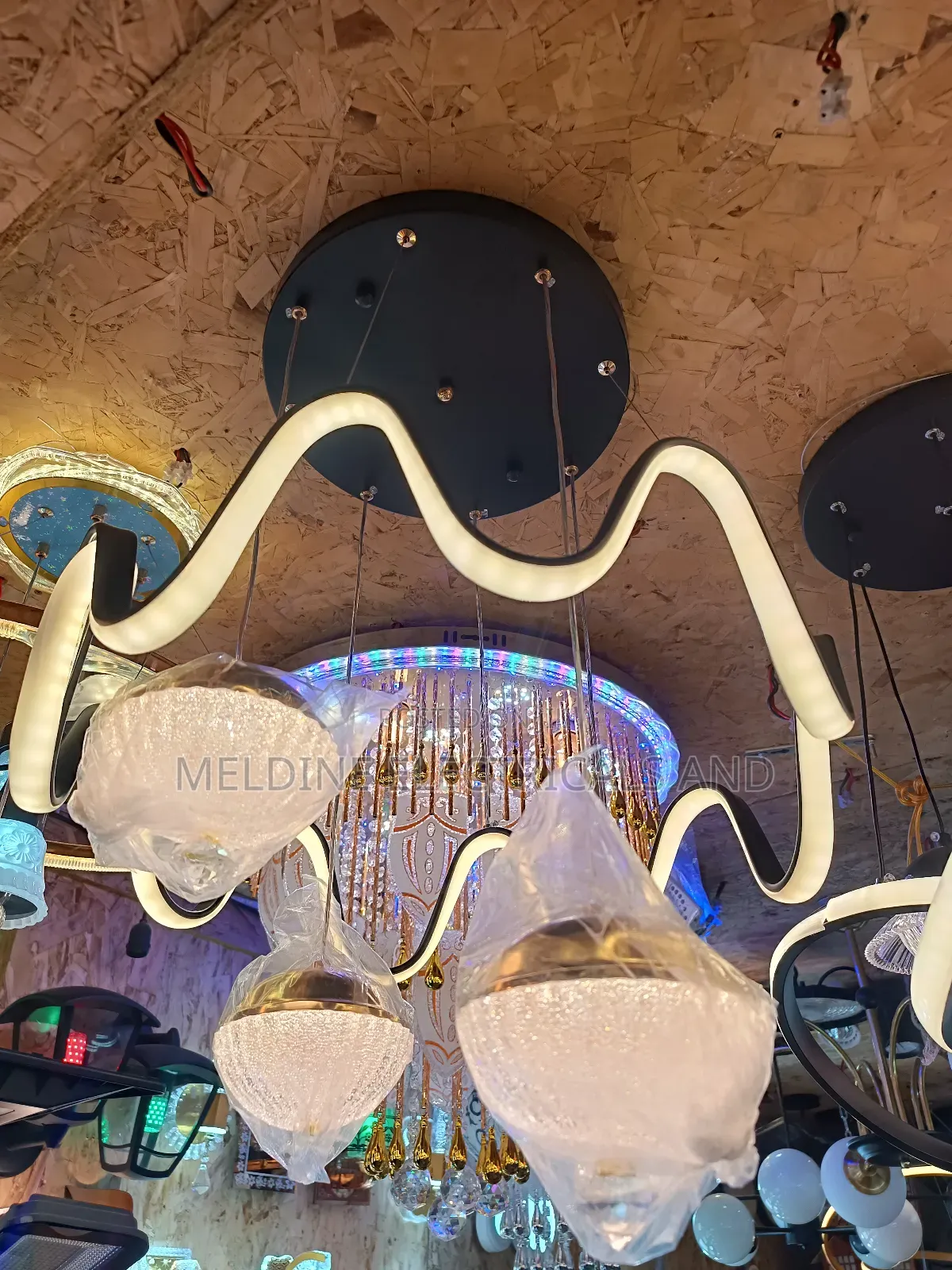 LED Chandelier 3 Colour Change