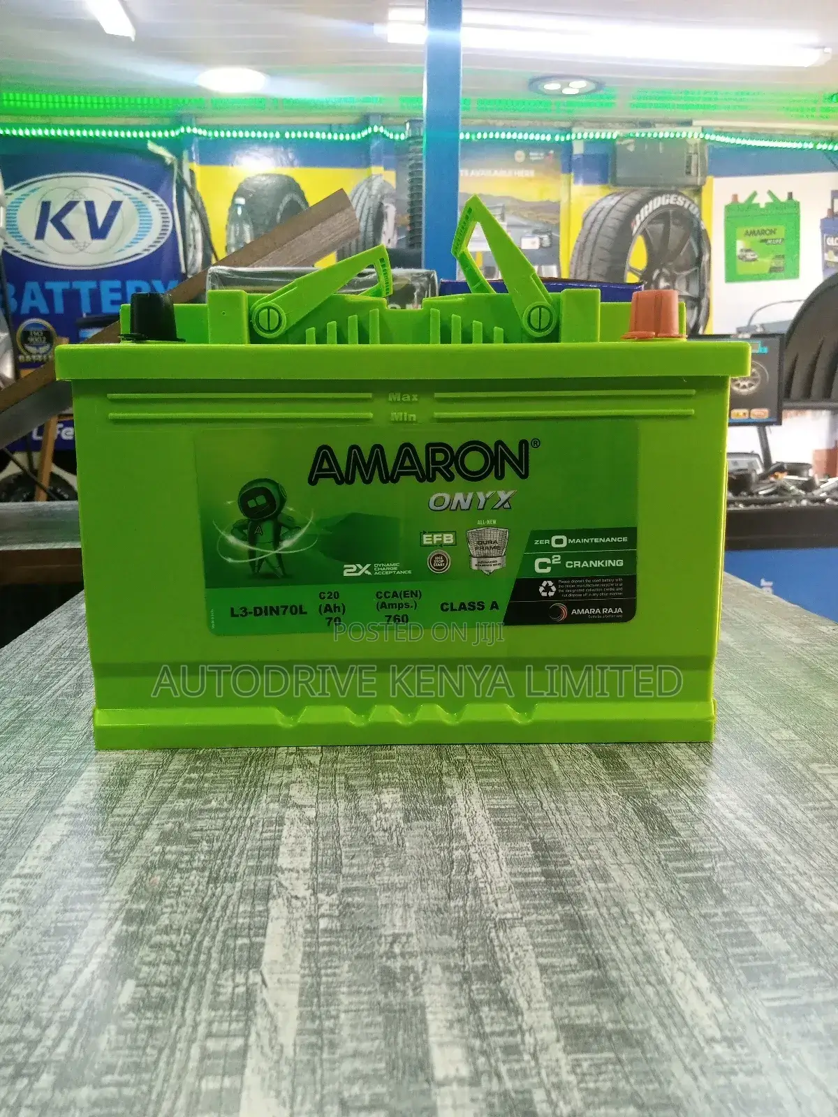 DIN70L Amaron EFB Start Stop Car Battery
