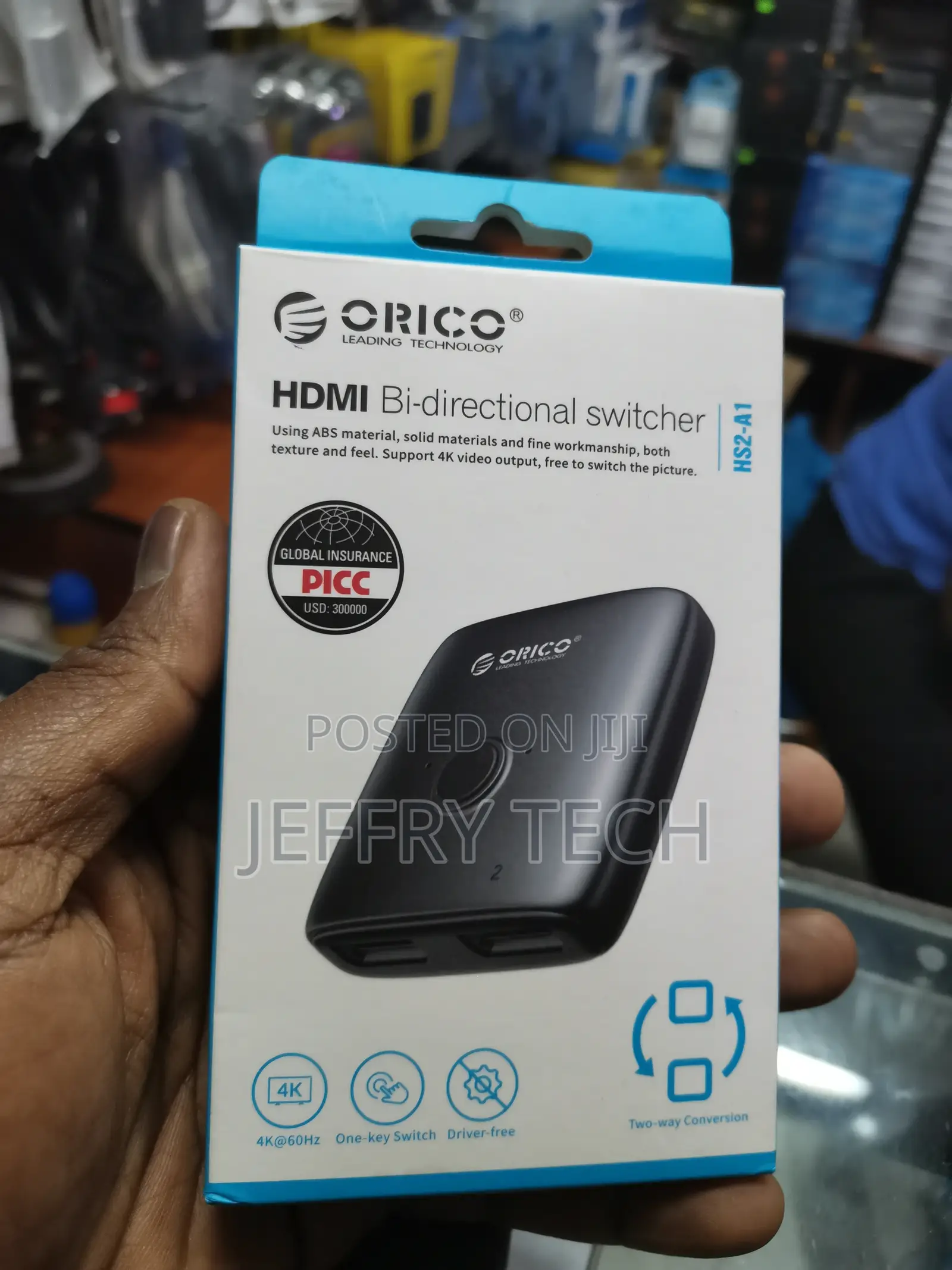 Hdmi Bi-Directional Switcher Splitter Hdmi-Compatible 2.0 Co