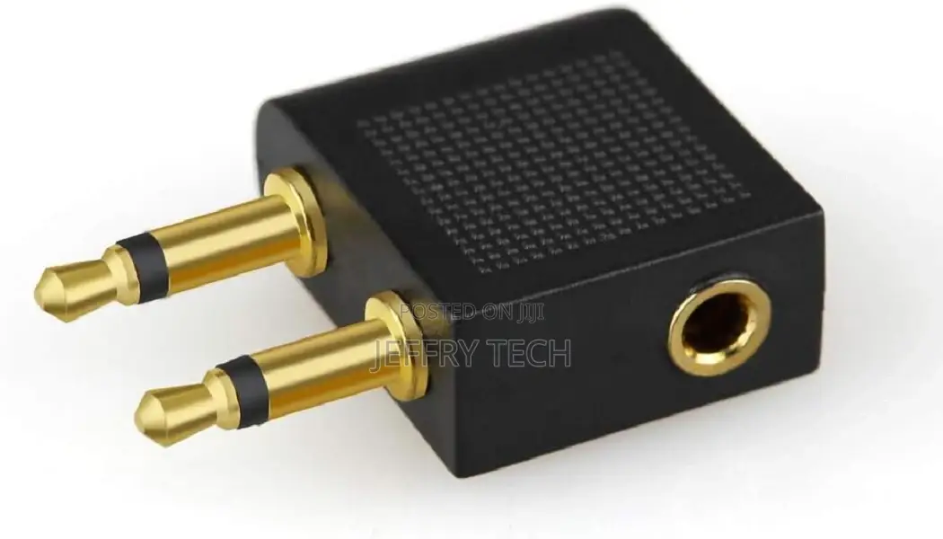 Airplane Headphone Audio Adapter, for Audio Jack to Plug Air