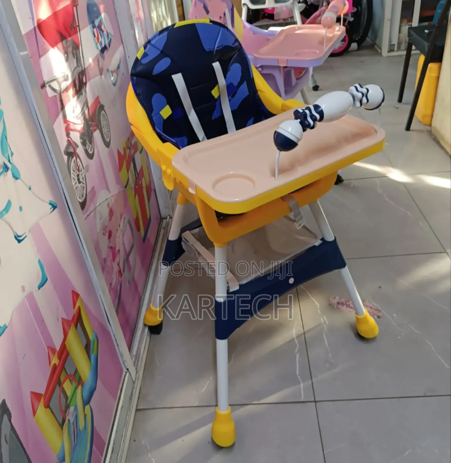 Multicolor Toddler Feeding Chair 2 in 1