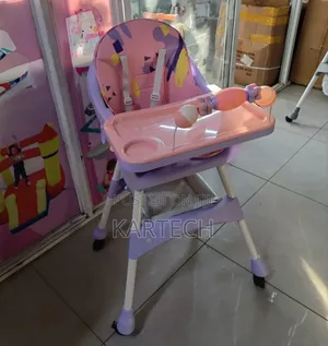 Pink 2 in 1 Foldable Feeding Chair