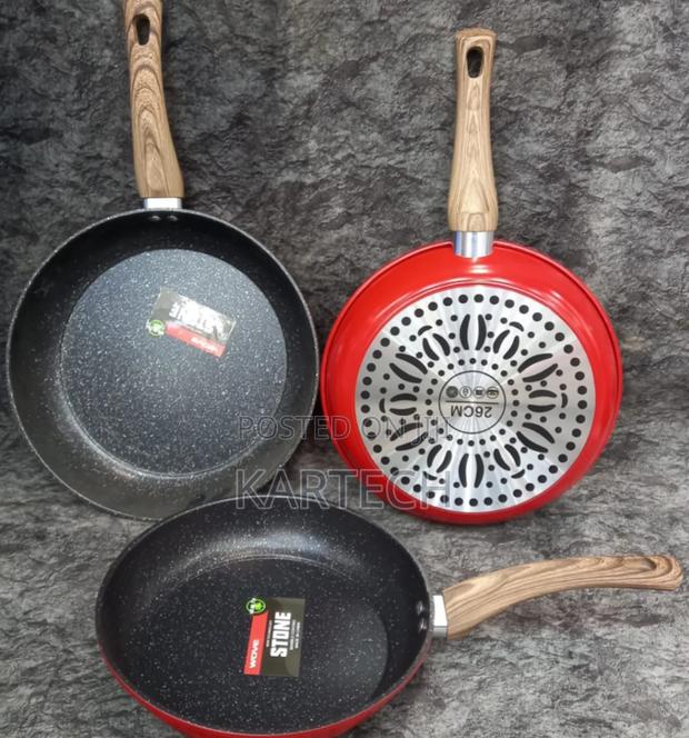 Heavy Duty Stone/Granite Frying Pan 26cm