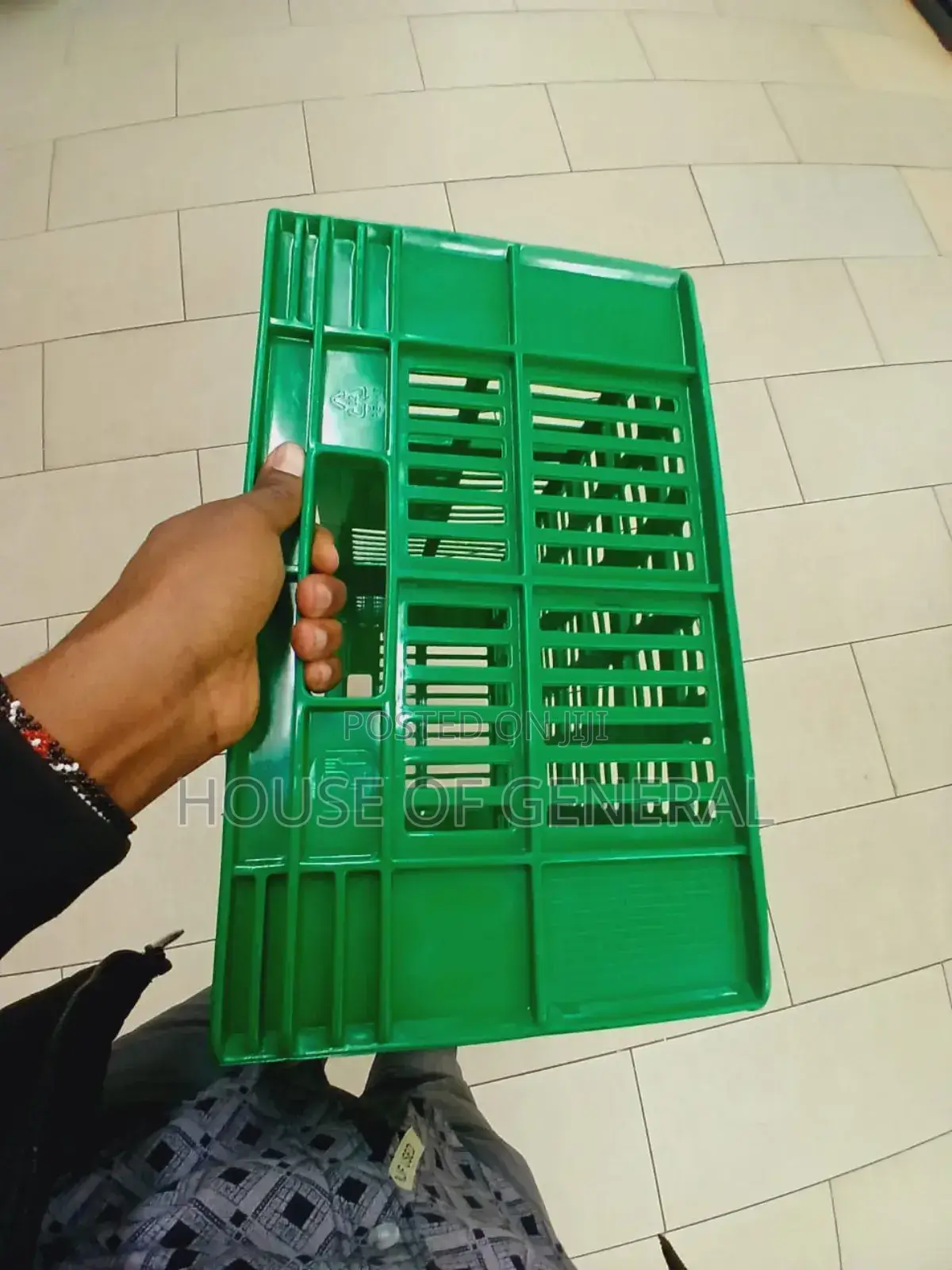 Green Kenpoly Plastic Crates