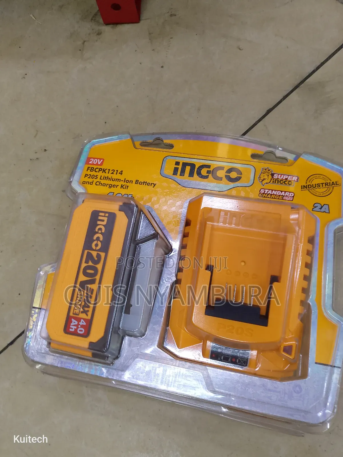 Ingco Battery 20v Lithium-Ion Battery 20v With Charger