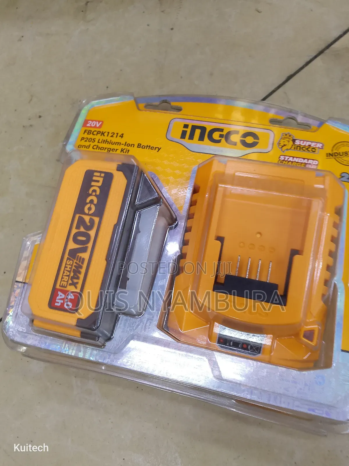 Ingco Battery 20v Lithium-Ion Battery 20v With Charger