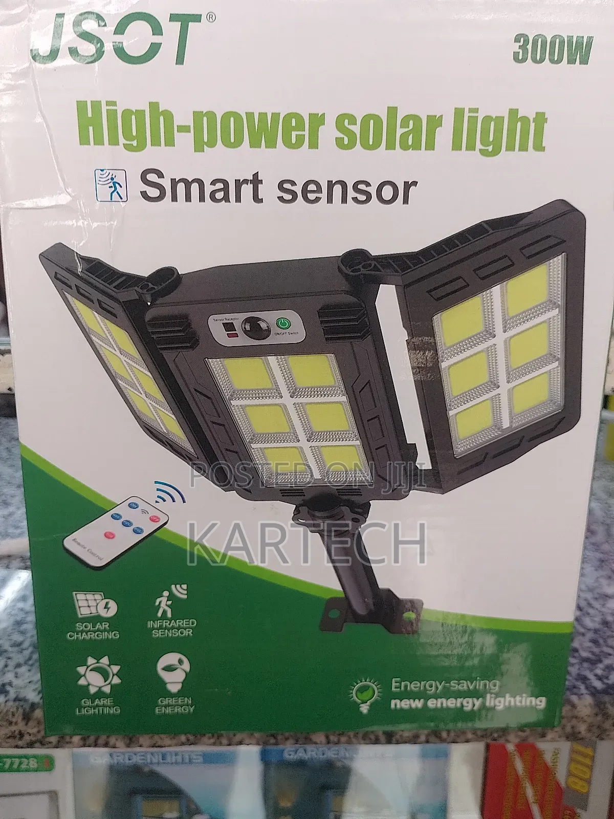JSOT 300W Foldable High Power Solar Lamp