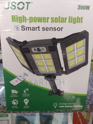 JSOT 300W Foldable High Power Solar Lamp