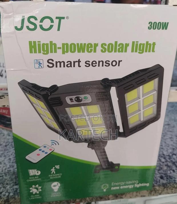 3 Heads JSOT 300W Foldable High Power Solar Lamp