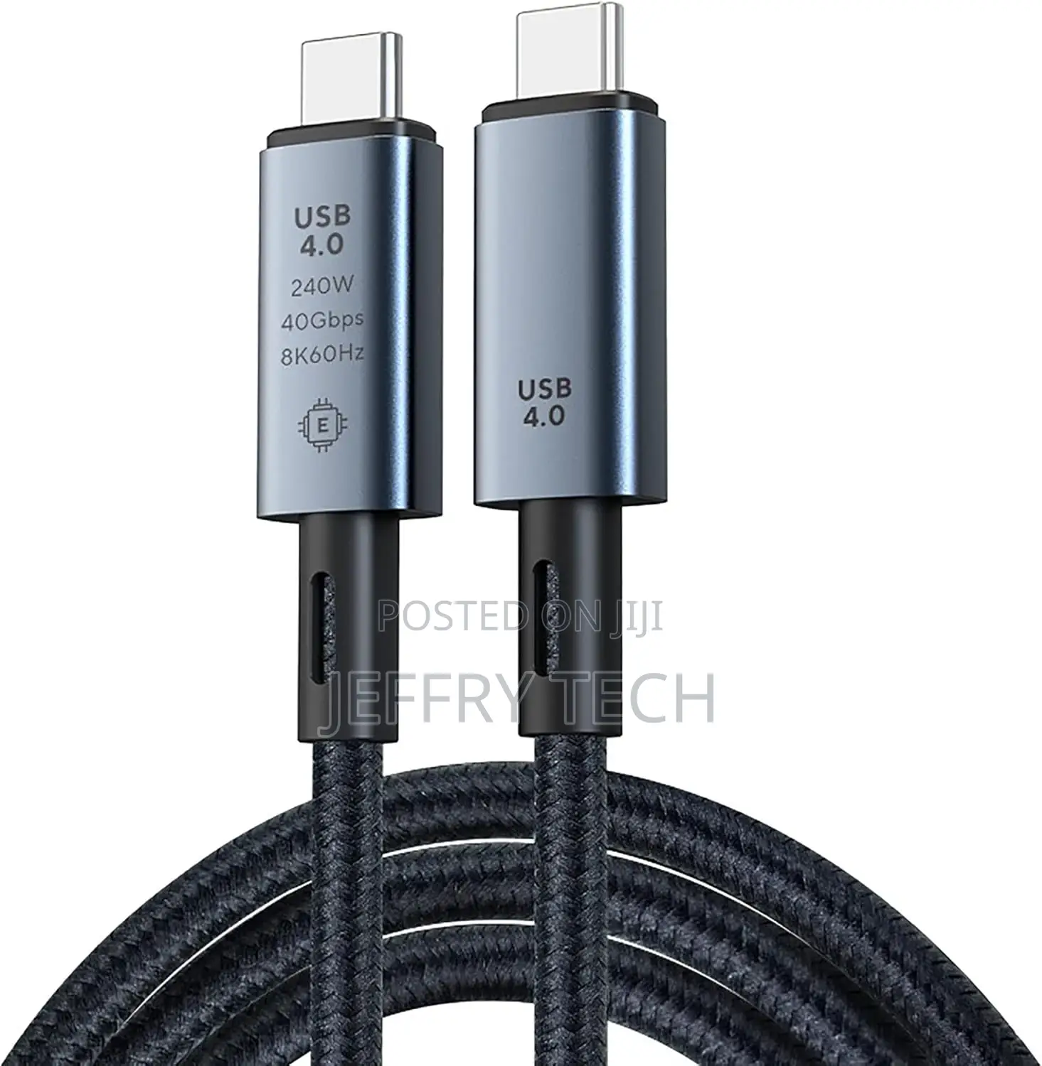 USB C Thunderbolt 4 Cable, 40gbps, 240W Fast Charging Cord A