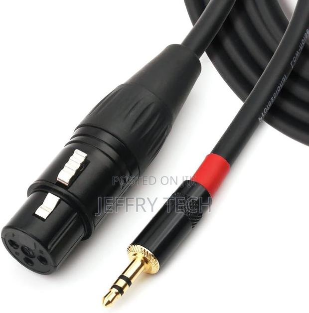 3.5mm (1/8 Inch) TRS Stereo Male to XLR Female Interconnect - main view