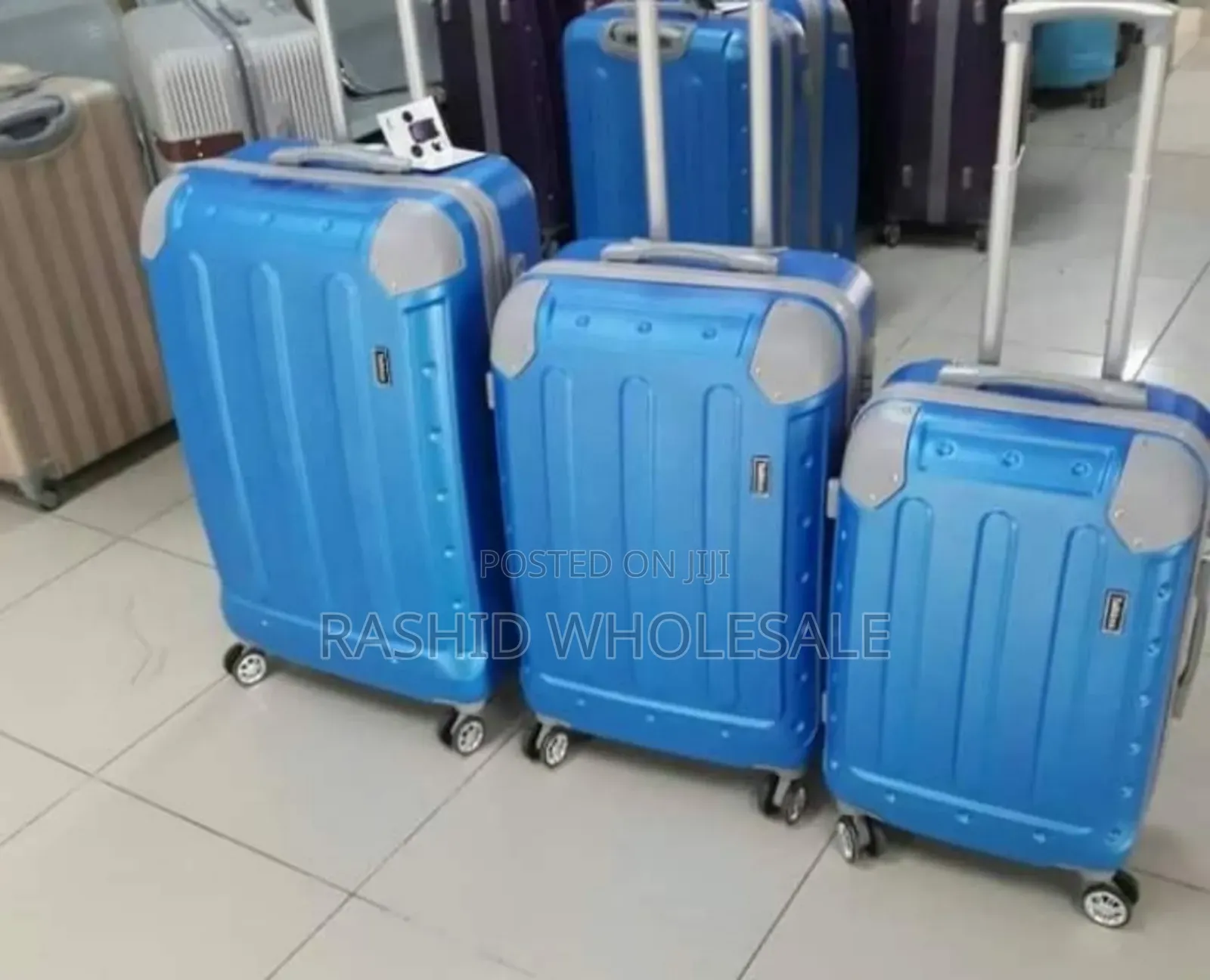 Suitcase Blue Luxurious.
