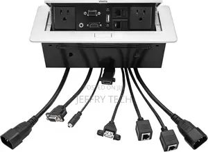 Pop Up Outlet Desktop Connection Box With 2 Independent Powe