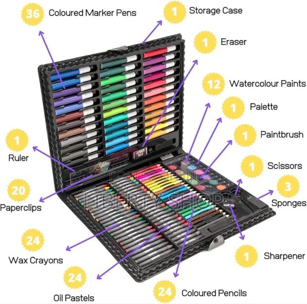 150 Piece Art Set / Kids Drawing Art Set - main view