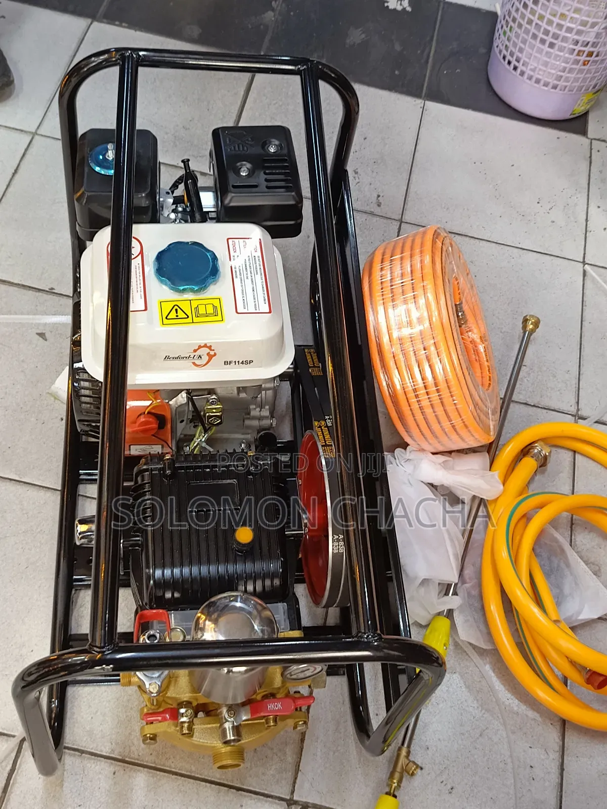 Benford Trolley Sprayer WTH 8hp Engine Gasoline and 50m Pipe