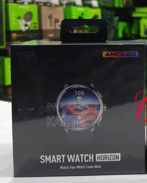 Itel Horizon ISW-N8 Smart Watch Rubber Strap (Gold Face) - thumbnail 2