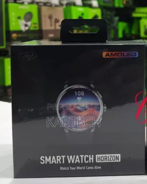 Itel Horizon ISW-N8 Smart Watch Rubber Strap (Gold Face)