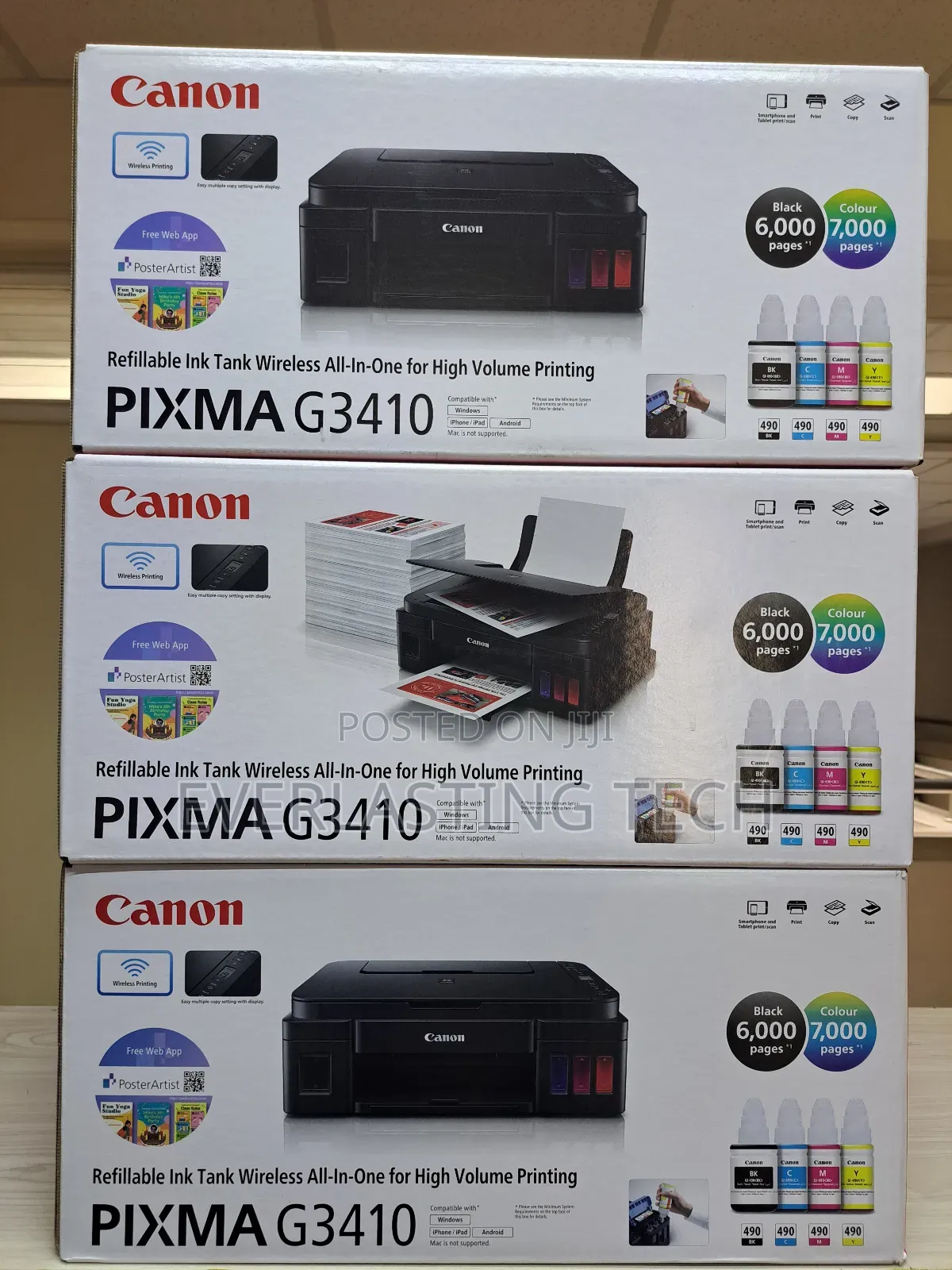Canon Pixma G3410 All-in-One Wi-Fi Printer