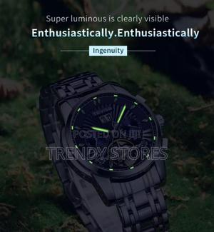 Black Tevise Automatic Gents Watch - thumbnail 2