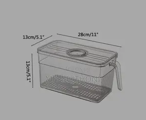 Refrigerator Storage Box Timekeeping Keep Fresh*