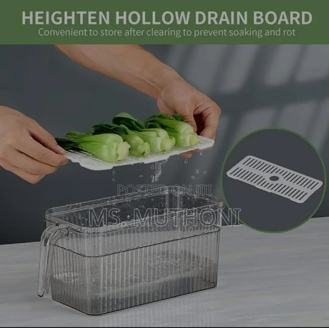 Refrigerator Storage Box Timekeeping Keep Fresh*